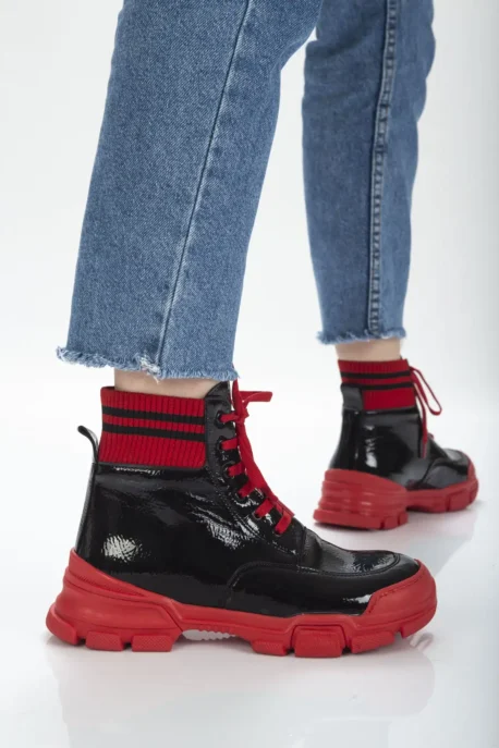 BOT KIRISIK RUGAN Spor kırmız