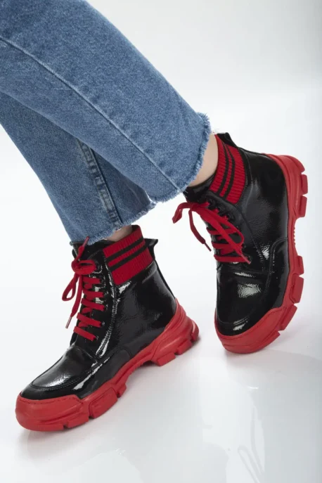 BOT KIRISIK RUGAN Spor kırmız - Görsel 4